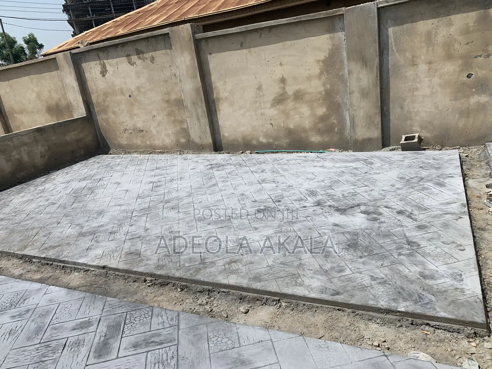 Stamped Concrete Floor