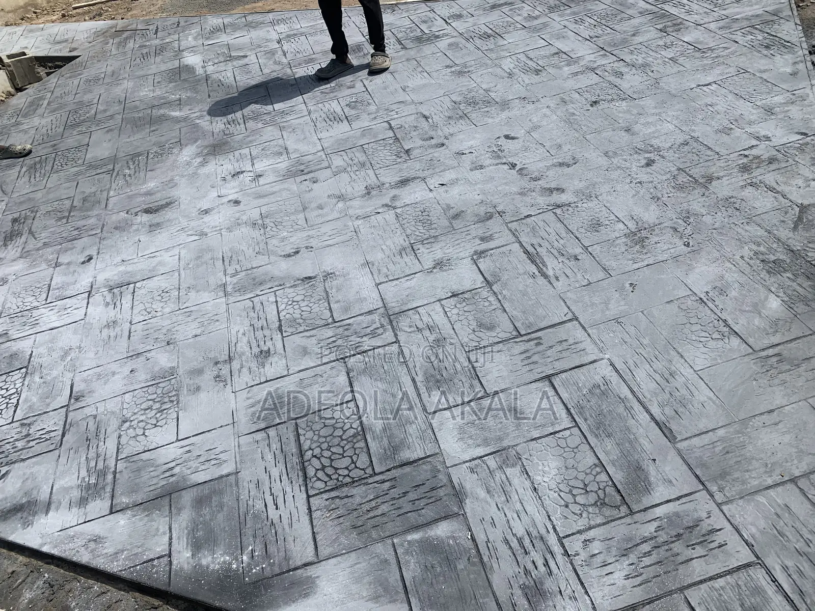 Stamped Concrete Floor