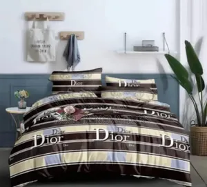 Brown and Cream Color Big Brother Bedsheet Complete Set 6by6