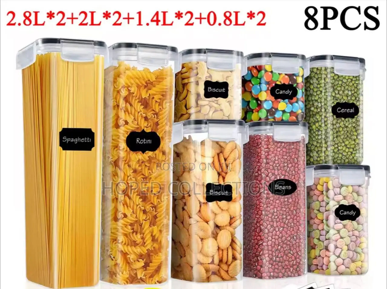 8 Set Food Storage Containers