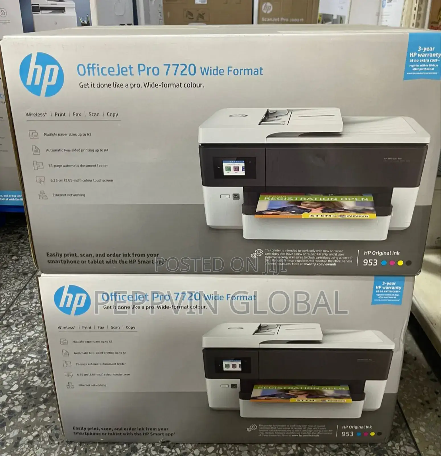 HP Officejet Pro 7720 Wide Format All-in-one Printer