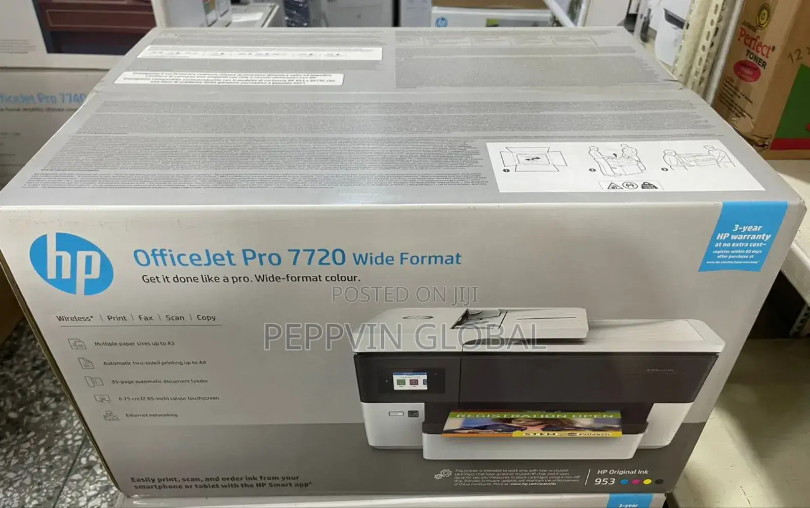 HP Officejet Pro 7720 Wide Format All-in-one Printer