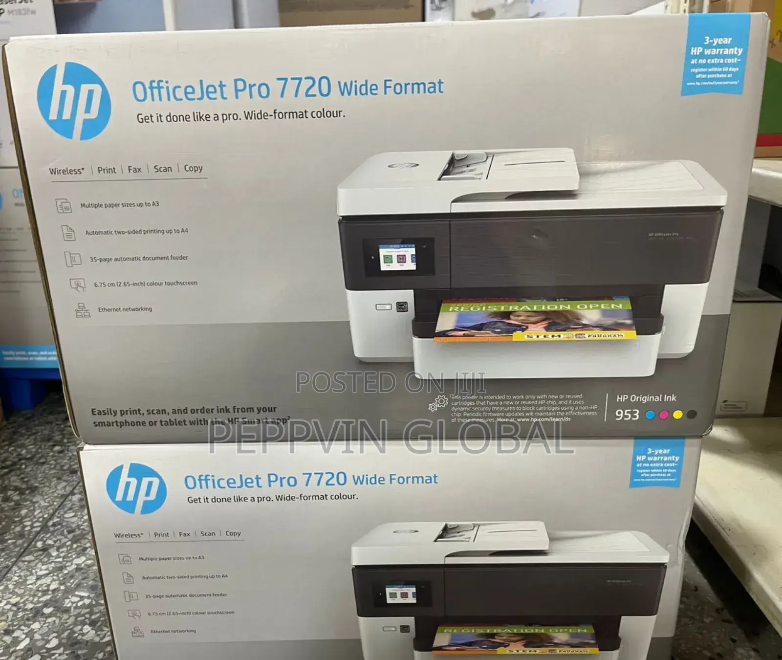 HP Officejet Pro 7720 Wide Format All-in-one Printer