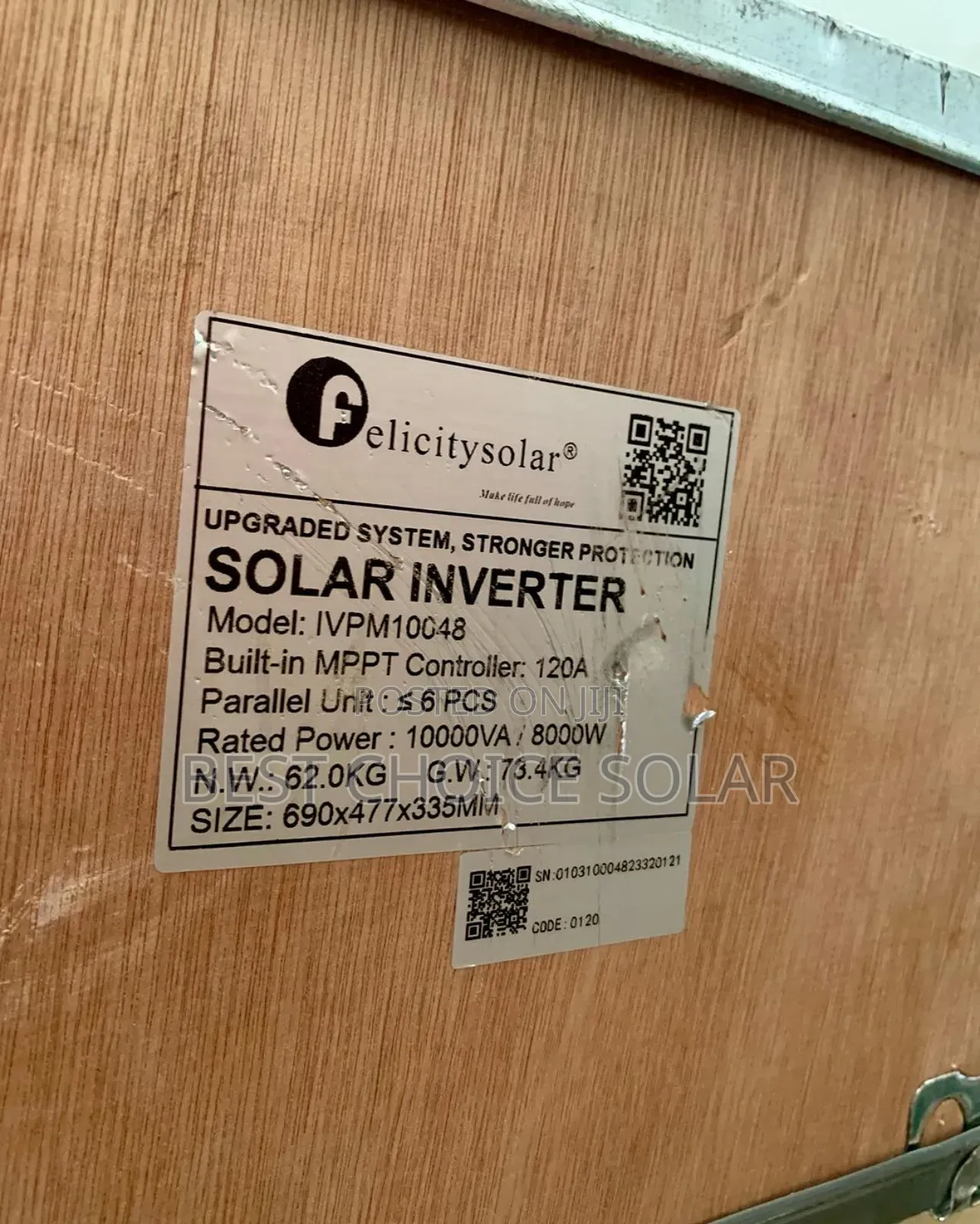 Original 10kva Felicity Inverter