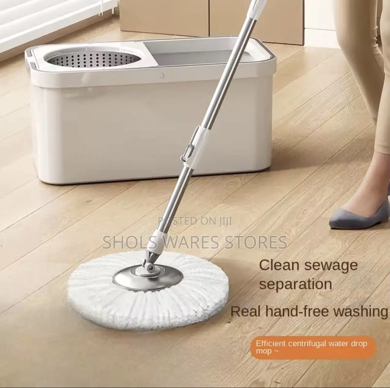 Rotating Mop With Bucket Set
