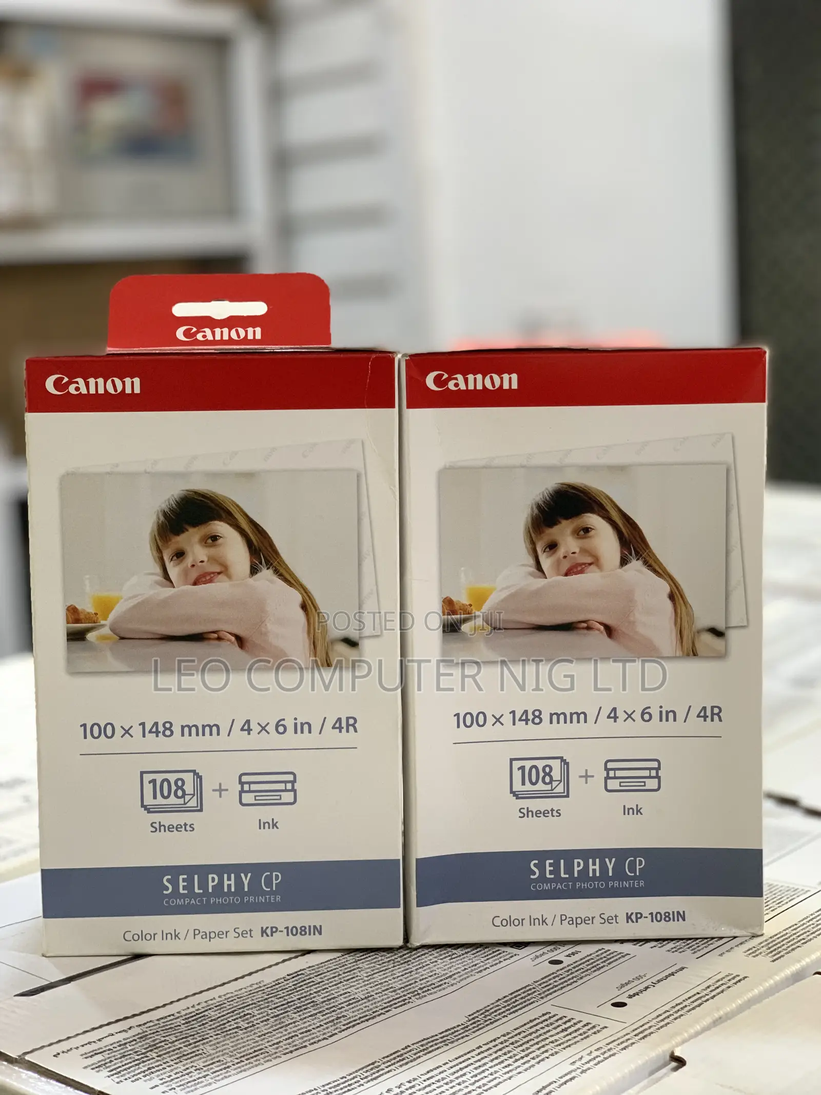 Canon Selphy Cp1000 108sheets of Paper + Ink