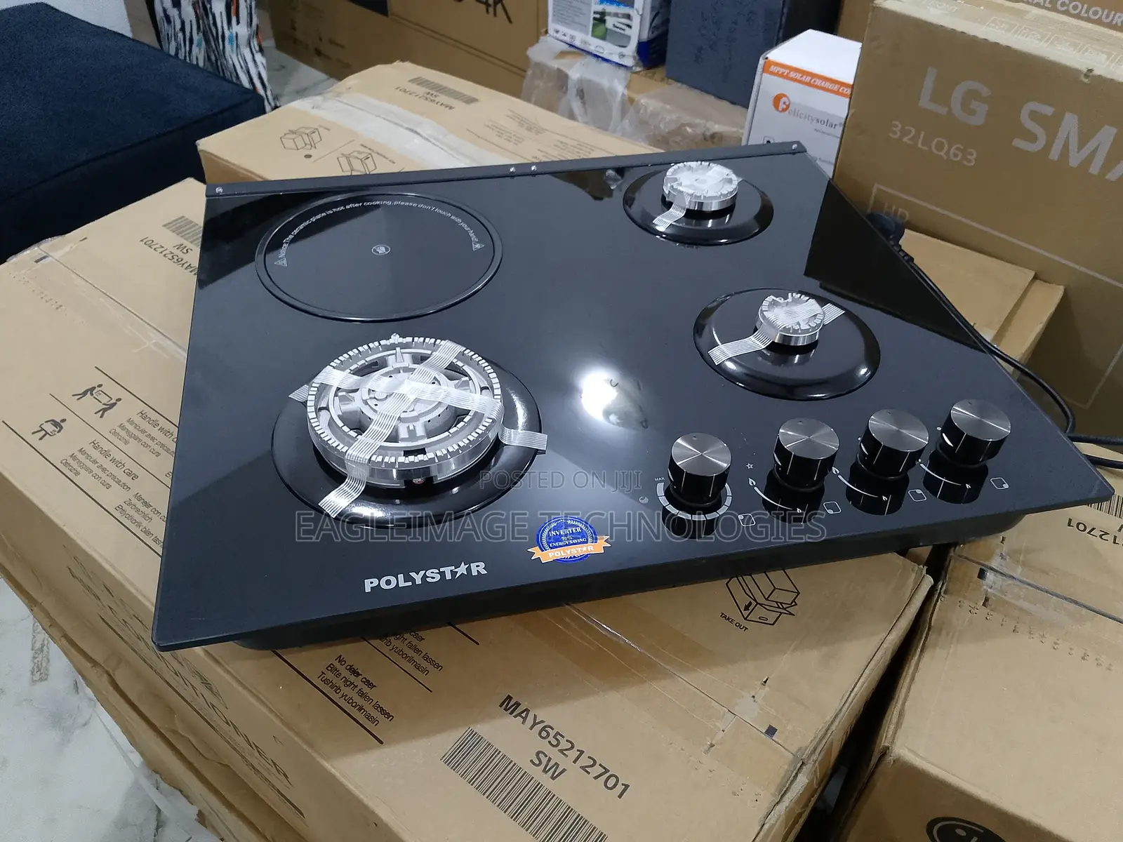 Authentic Polystar 3+1 Electric Gas Hob
