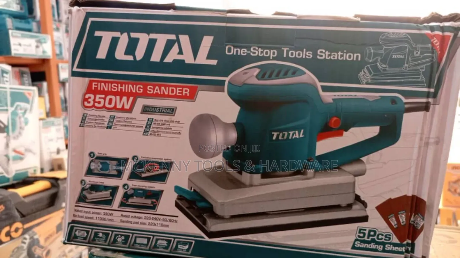 Total Finishing Sander - 320watts