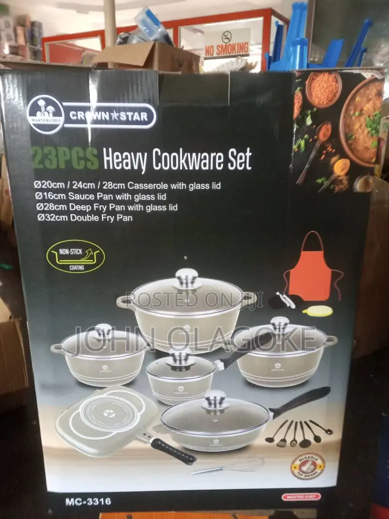23pcs Heavy Cookware Set Masterchef 16cm- 32cm