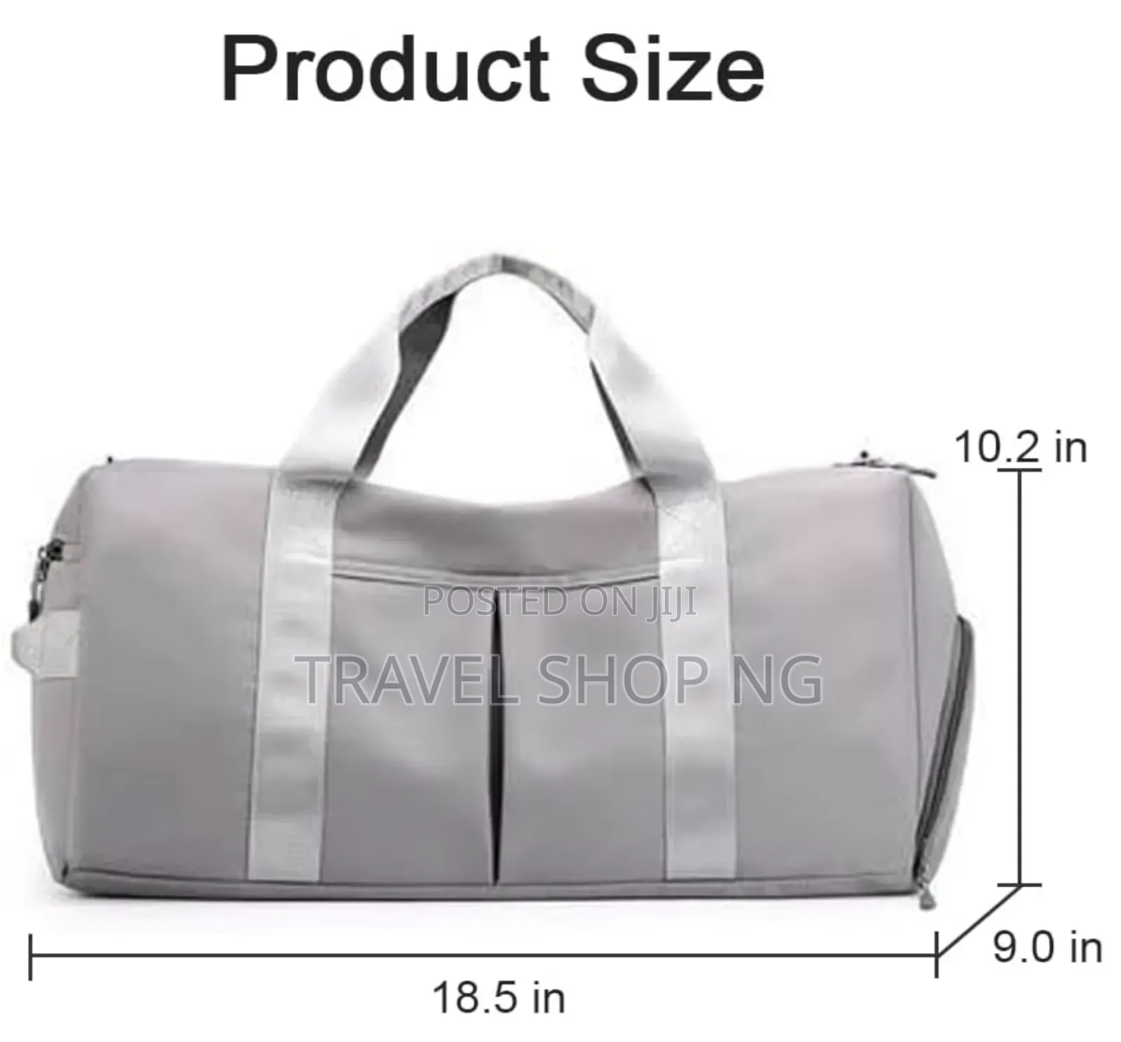 Lightweight Duffel Bag With Shoe Compartment