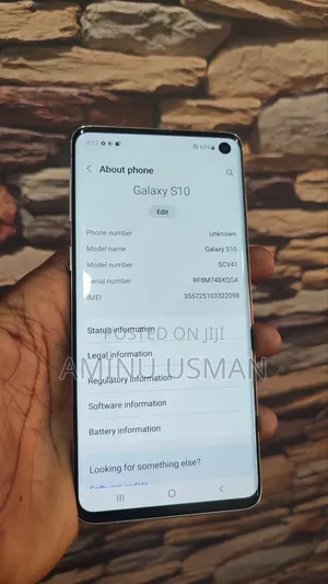Samsung Galaxy S10 128 GB Blue
