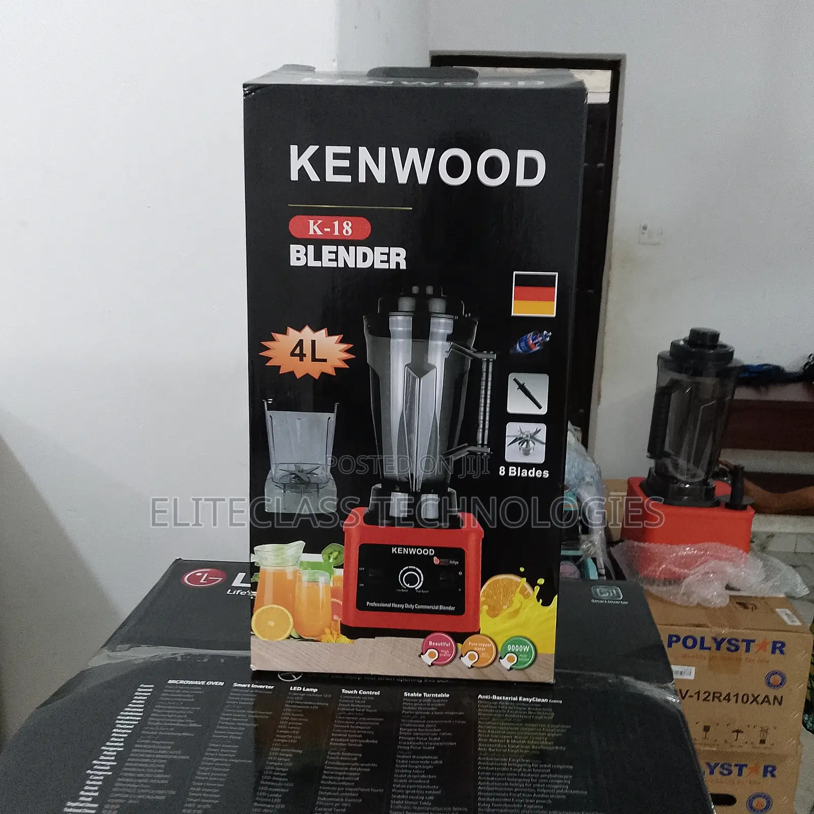 Precision and Speedkenwood 4L 9000W Blender With Double Cup