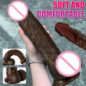 Brown African Huge Thick Realistic Dildo