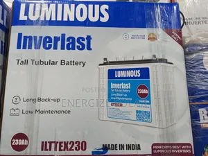 12v 220ah Luminous Inverlast Tubular Battery