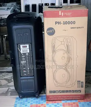Public Address System Double Speakers.