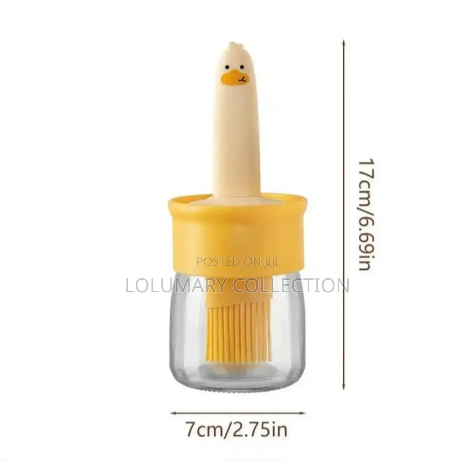 Glass Oil Bottle Dispenser With Brush
