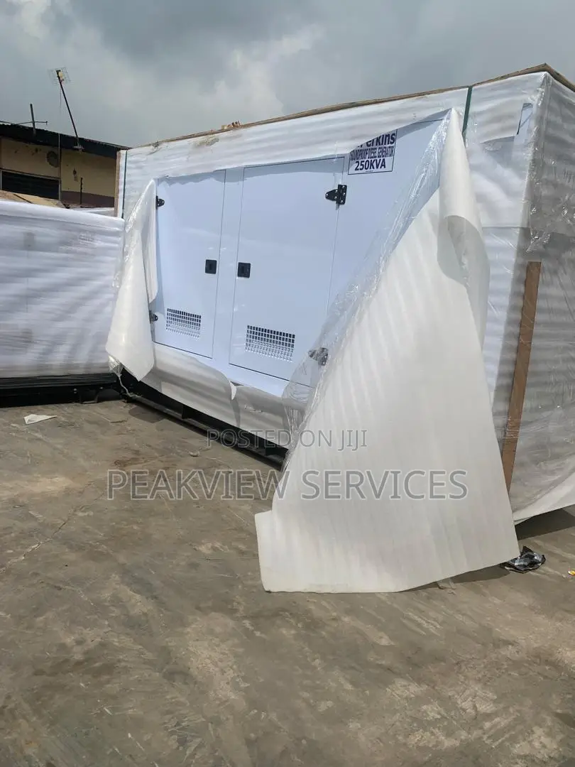 Compact Design Perkins 250kva Soundproof Diesel Generator