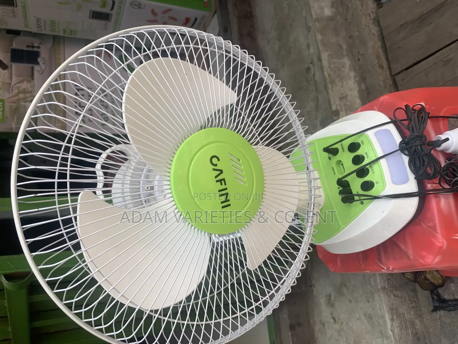Rechargeable Solar Fan
