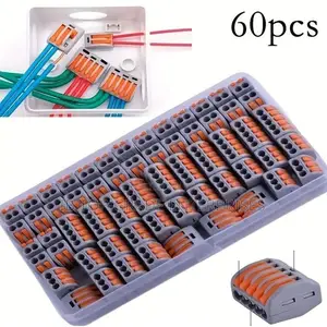 Mayitr 60pcs Terminal Block Flexible Operating Lever