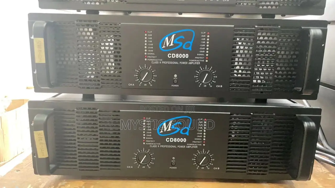 MSD Power Amplifier CD8000
