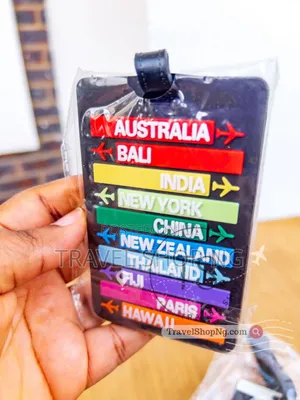 Black Luggage Tags