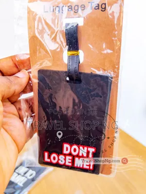 Black Luggage Tags