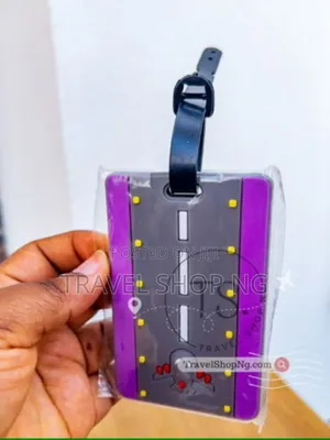 Purple Luggage Tags