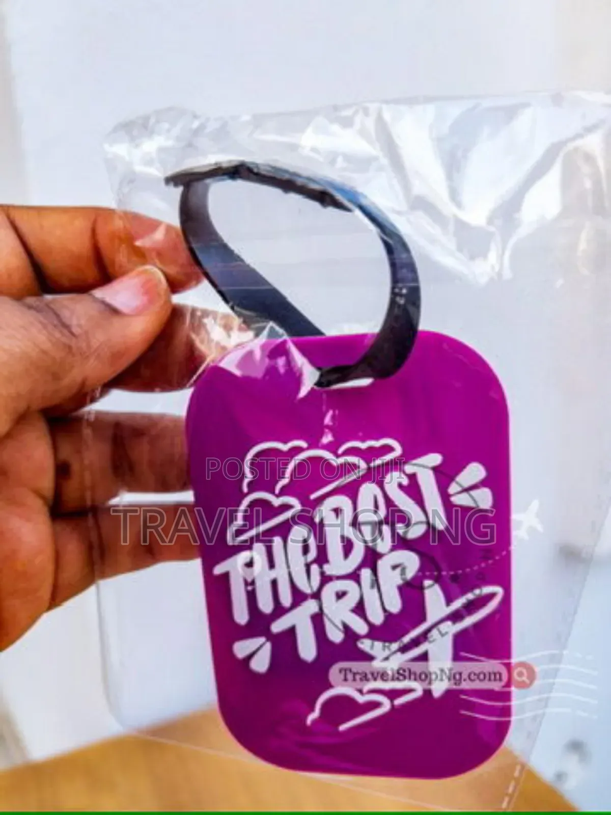 Purple Luggage Tags