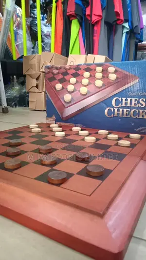 Wooden Chess and Checkers