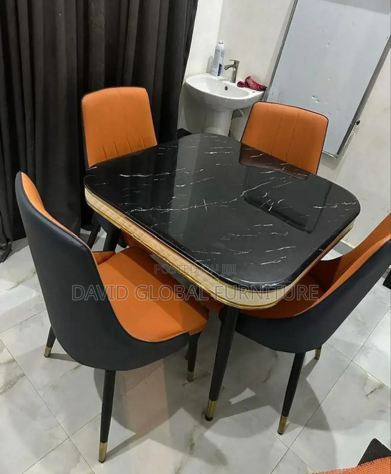 Marble Top Dining Table