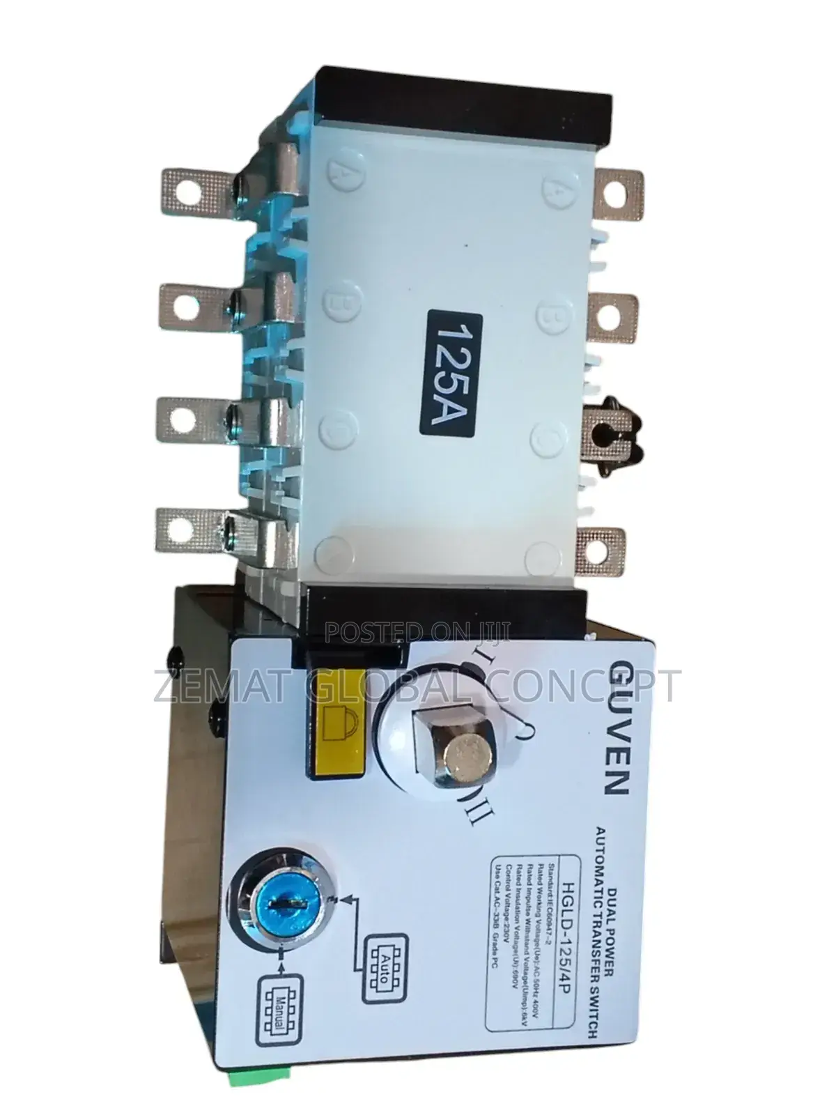 125amps Heavy Duty Automatic Transfer Switch 3phase