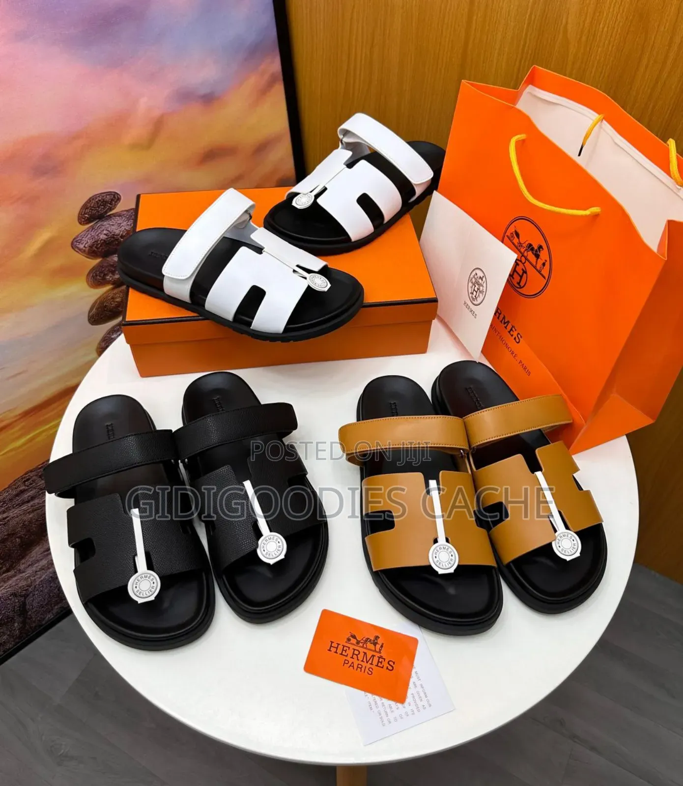 Hermes Unisex Slippers