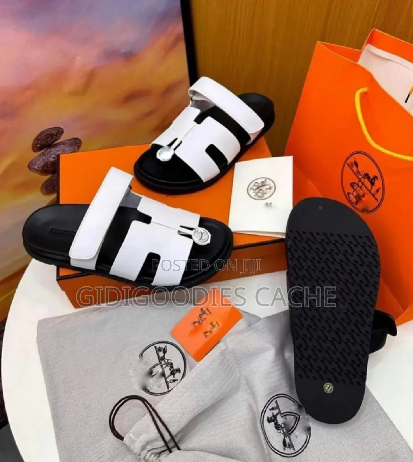 Hermes Unisex Slippers