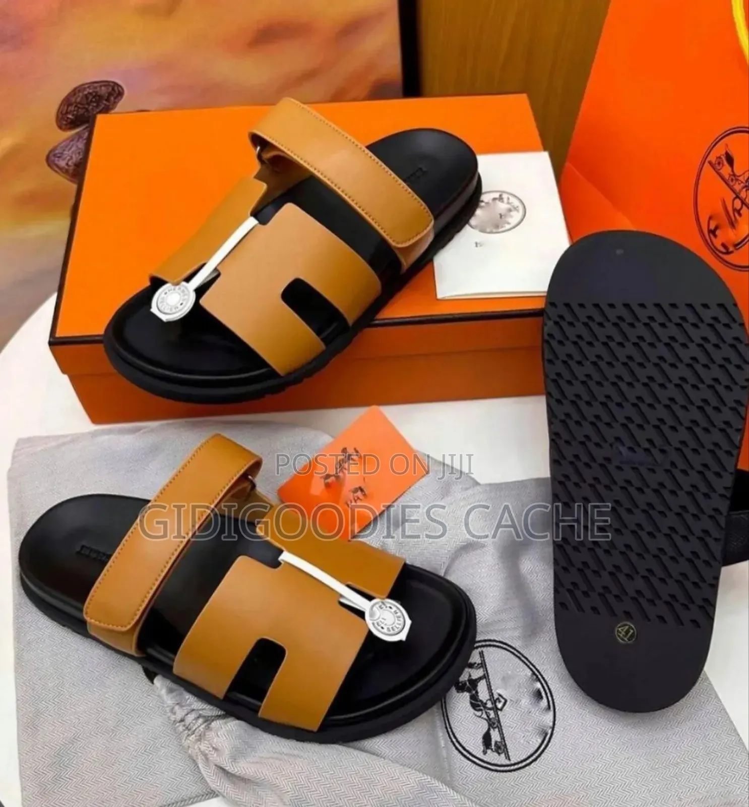 Hermes Unisex Slippers
