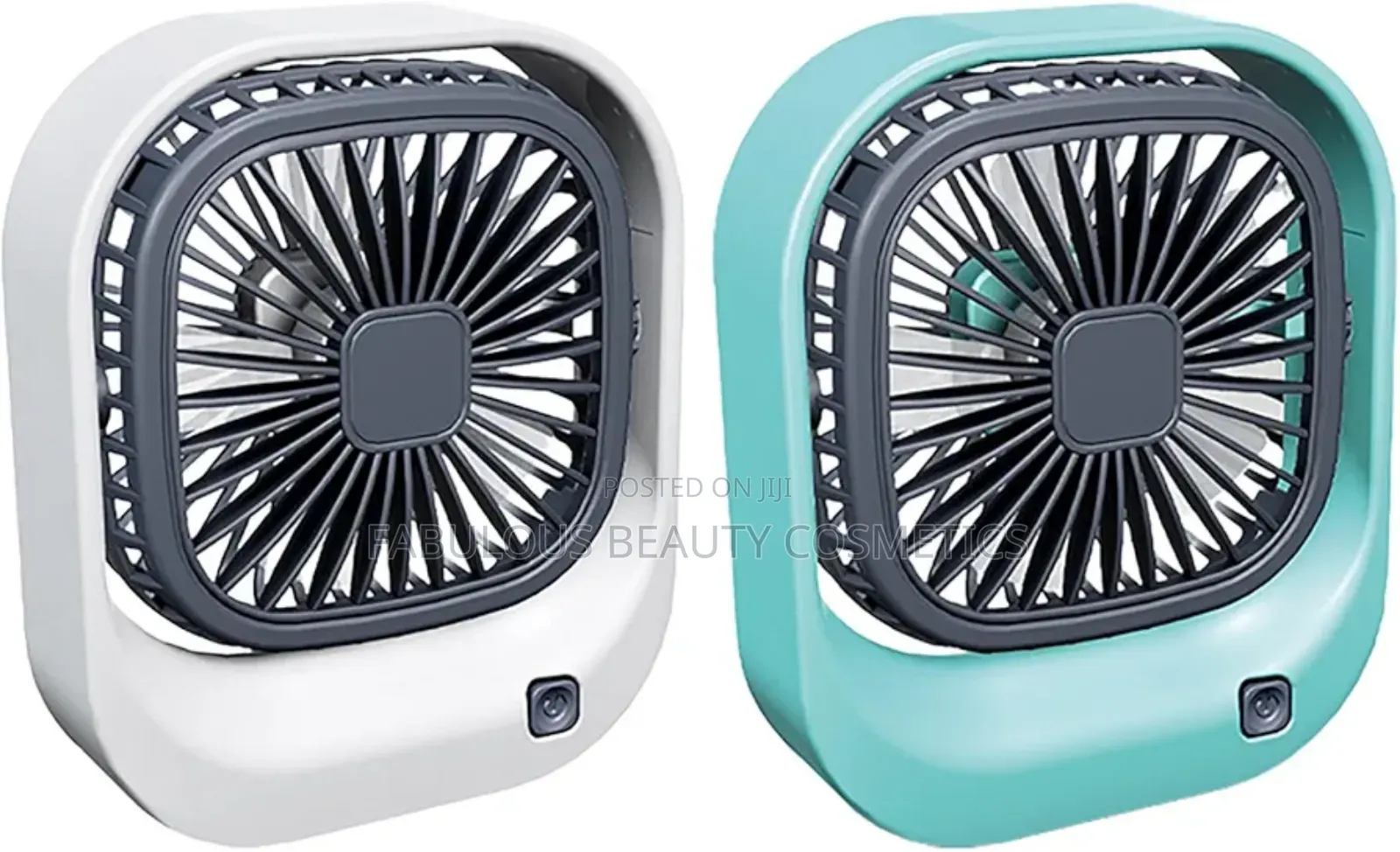 Square Usb Rechargeable Personal Fan for Desk Adjustable Fan