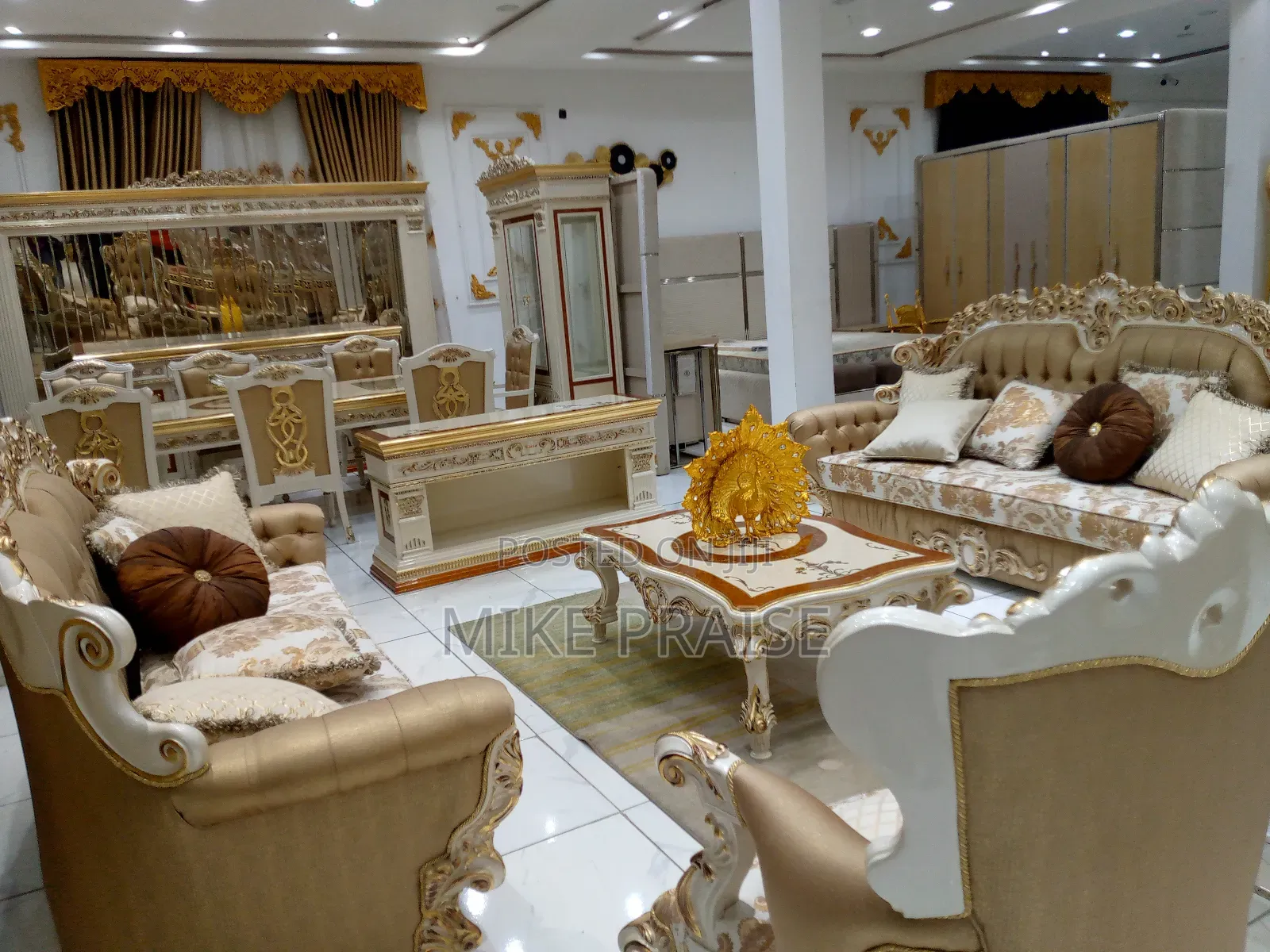 Turkish Chair, Dinning Table, Dressing Mirror and Wine Bar