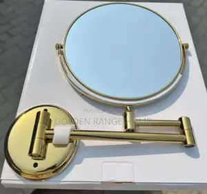 8" Gold Magnify Mirror