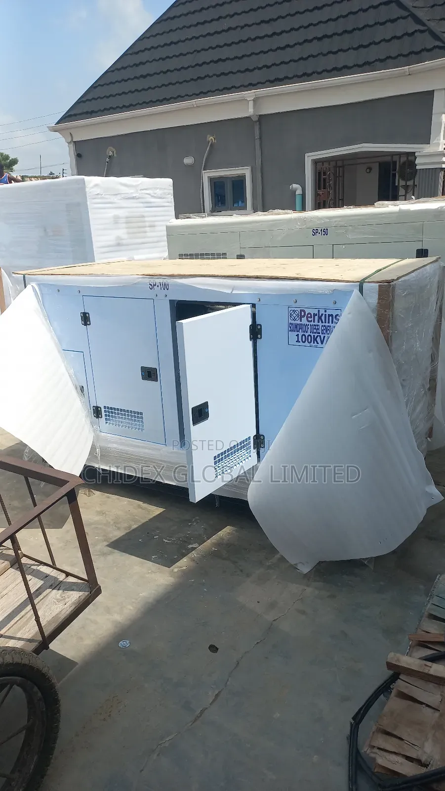 100kva Perkins Soundproof Diesel Generator 100% Copper Coil