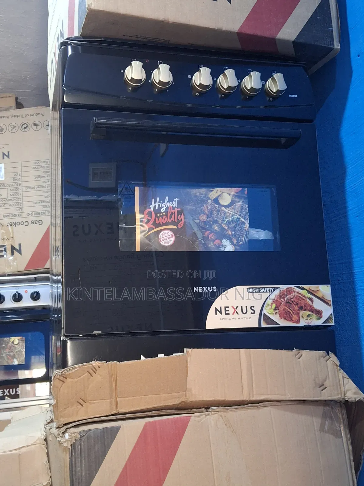 Nexus Standing Gas Cooker - 3 + 1