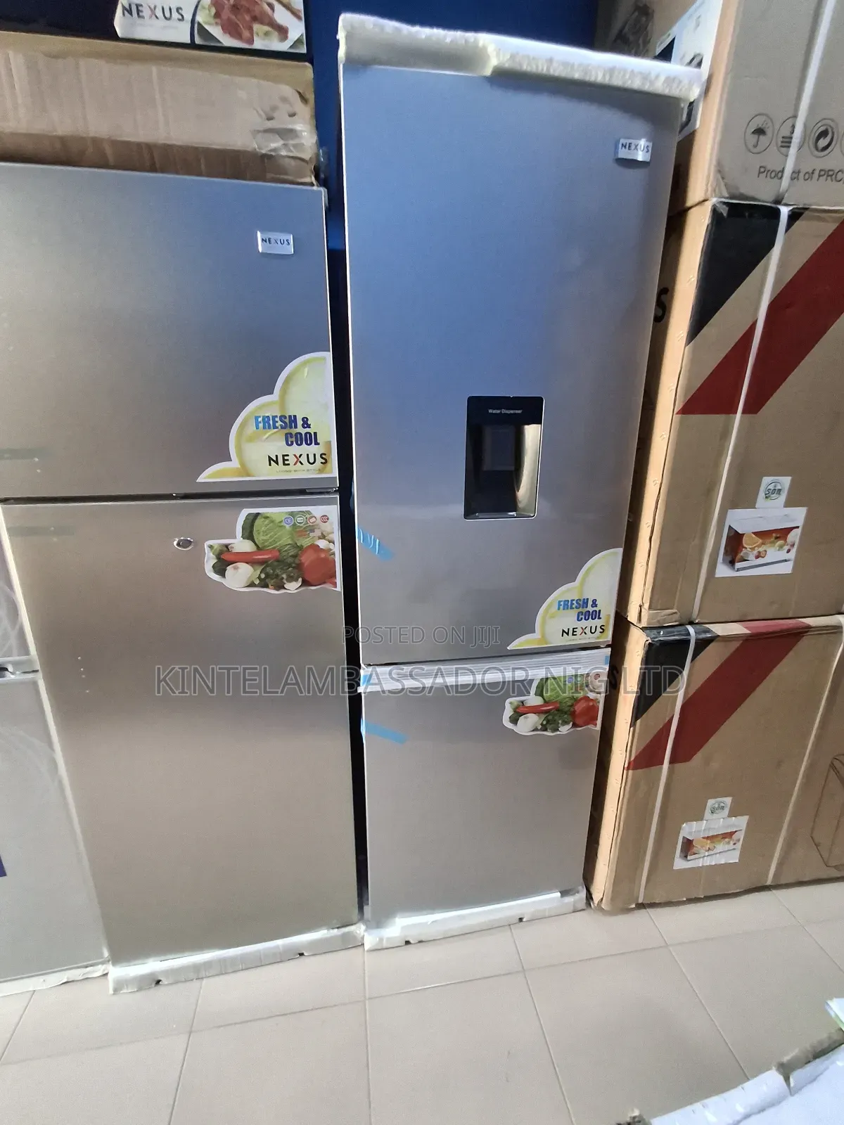 Nexus Double Door Refrigerator With Dispenser