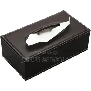 Custom Leather Tissue Box