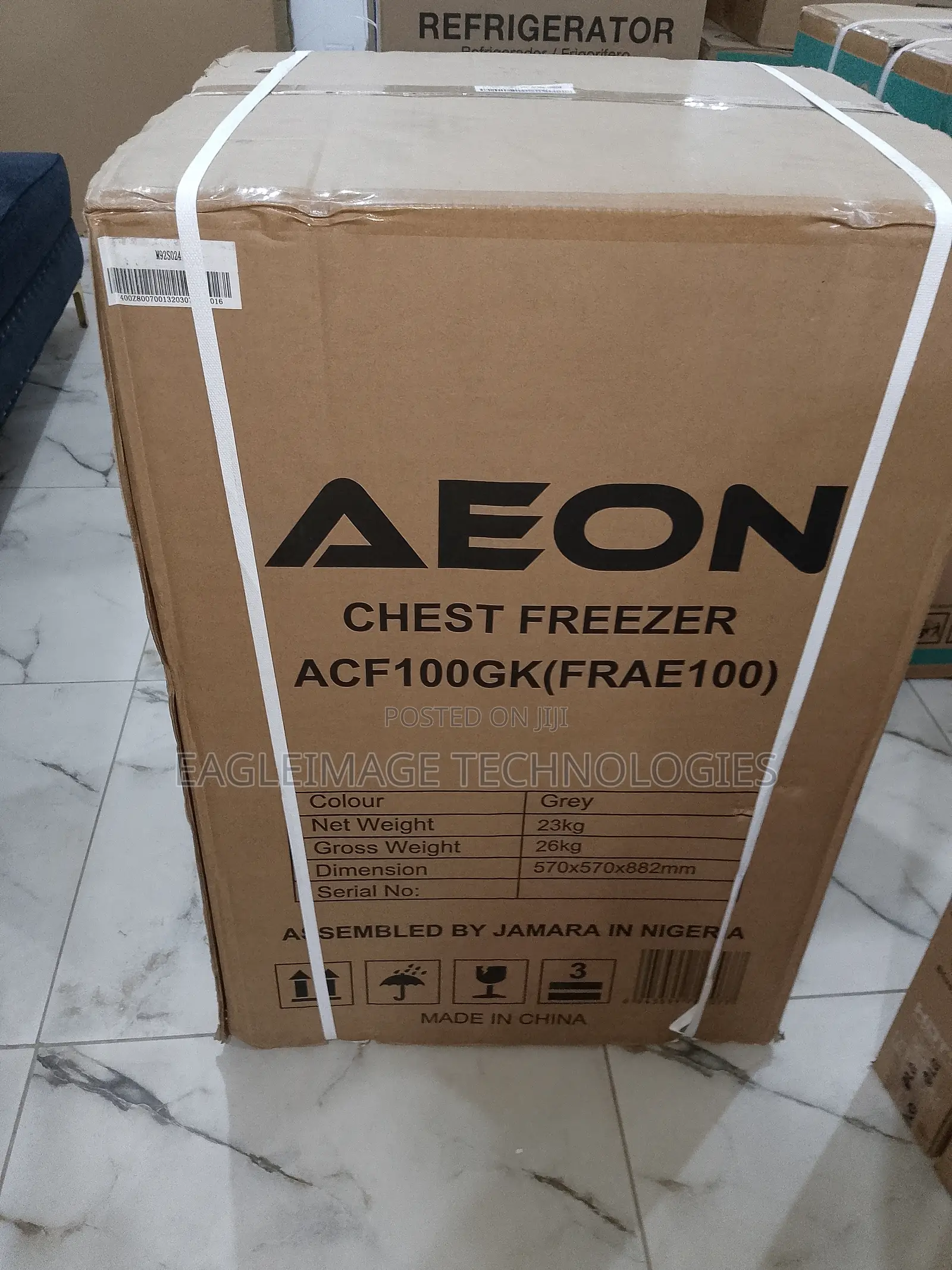 Quiet Operation Aeon 100L Chest Freezer Acf100gk(Frae100)