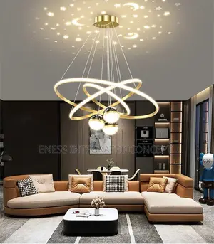 Golden Crystal Chandalier