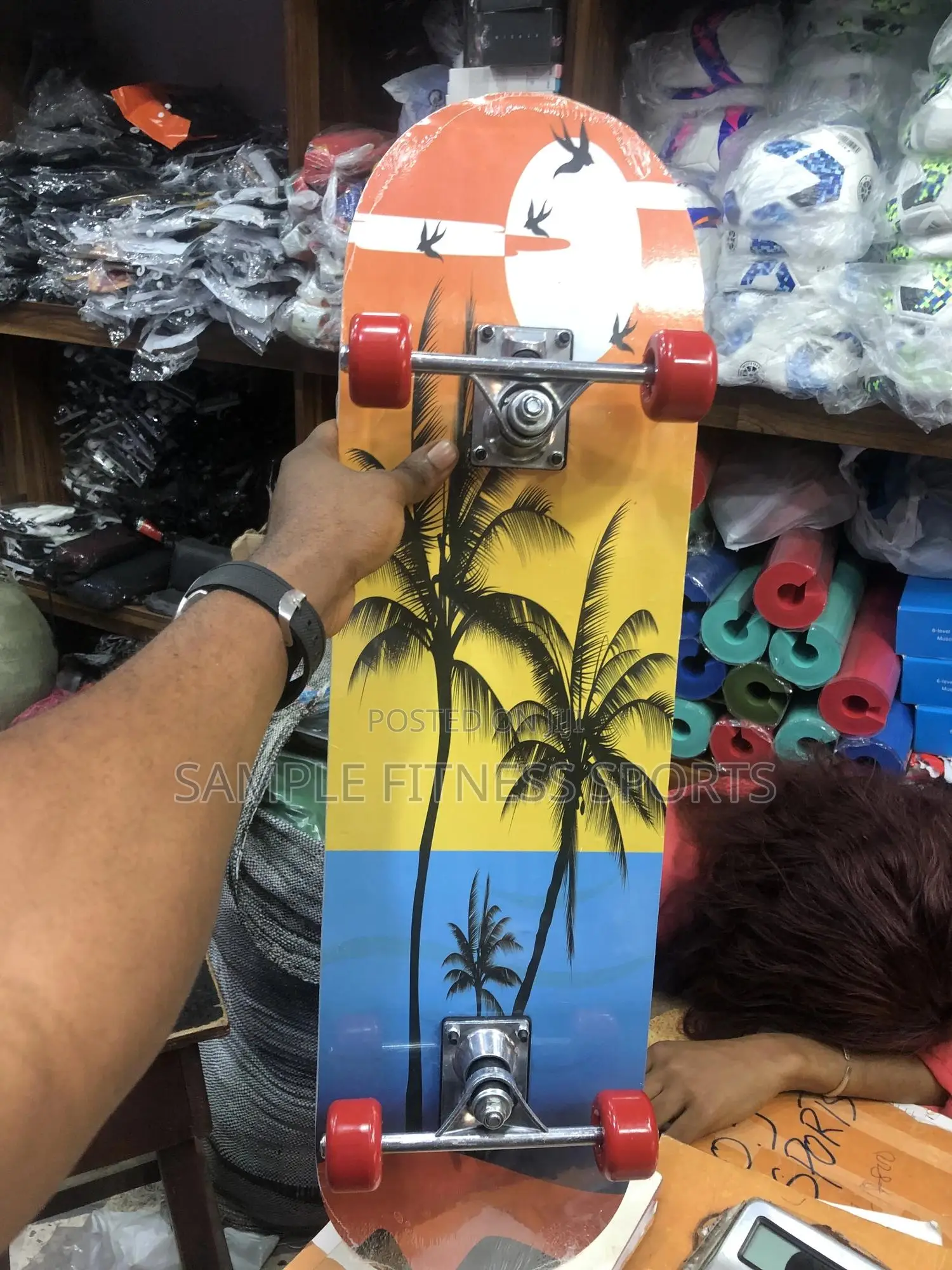 New Design Rubber Wheel Skateboard