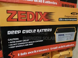 12v 150ah Zedix Gel Battery