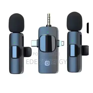 IN1 Dual Wireless Lavalier Microphones Multiple Connectivit