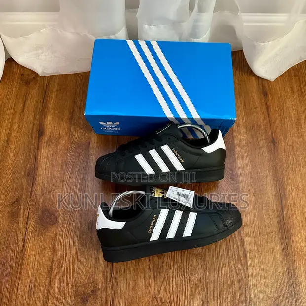 Original Adidas Superstar Foundation Classic Black Sneakers for sale -  kunleski luxuries Enterprise  Price:  65,000 on Jiji.ng [Lagos Island  (Eko)]