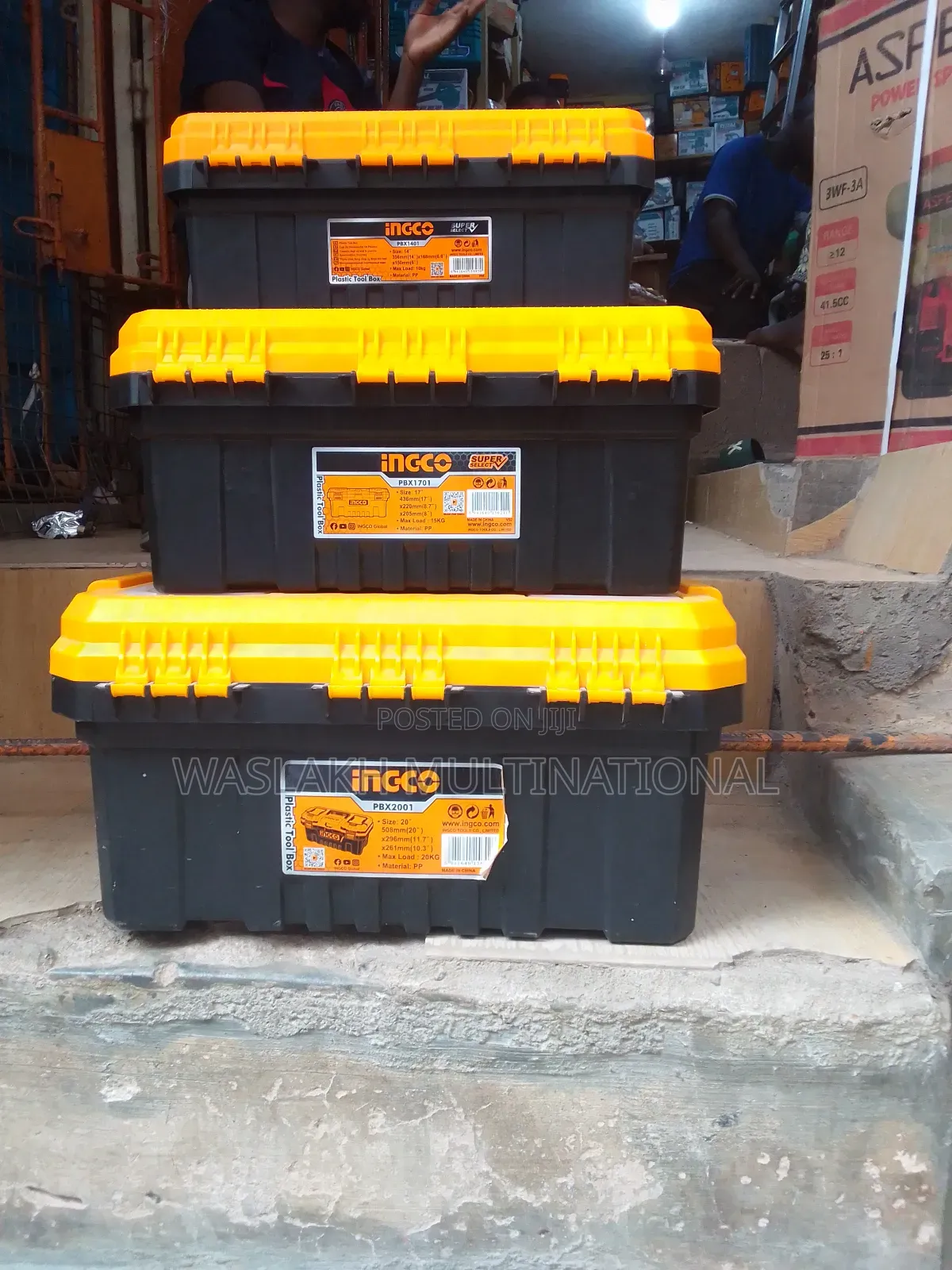 20" Plastic Tools Box (Empty) Ingco