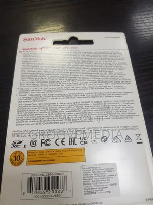 256gb Sandisk SD Card