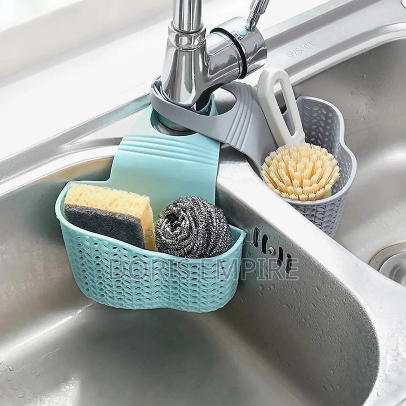 Qaulity Kitchen Sink Soap and Sponge Holder